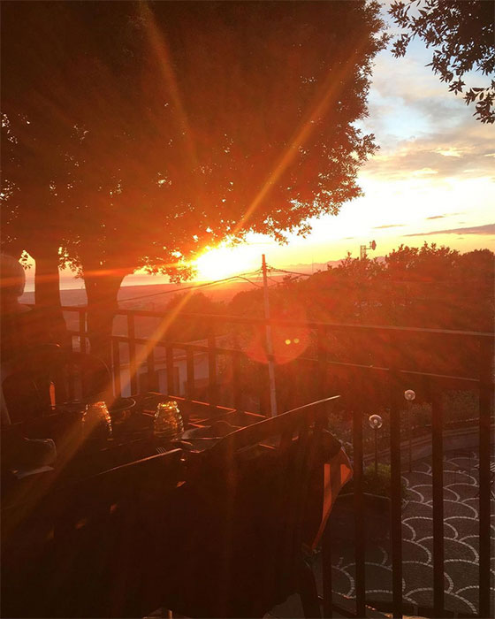 risotarante sabatino ai camaldoli tramonto